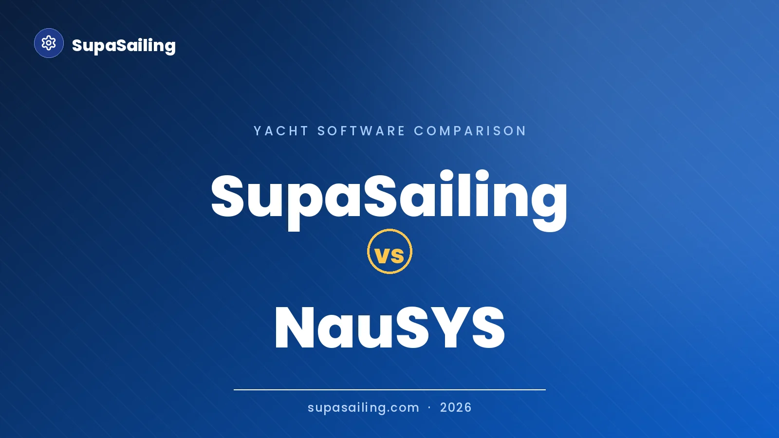 SupaSailing vs NauSYS