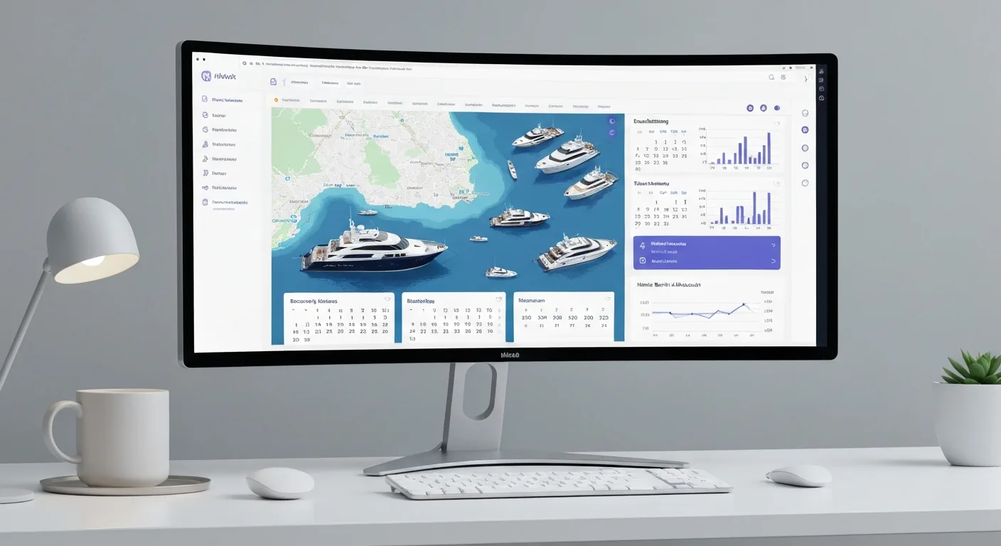 SupaSailing maritime software dashboard