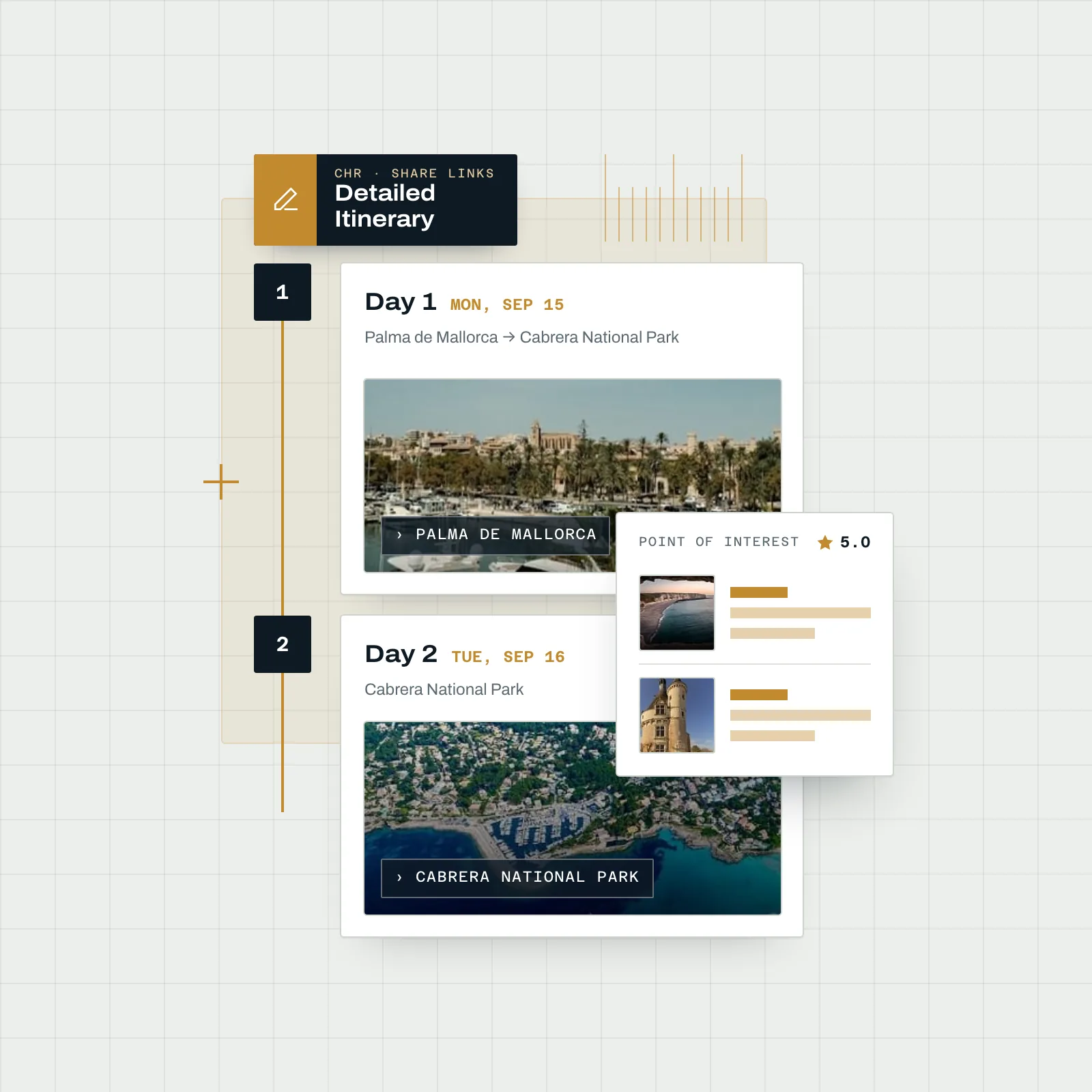 Charter booking website builder - Public landing pages for yacht charters